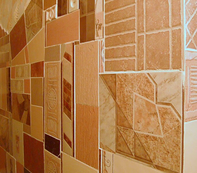 Красота разбитого кафеля или мозаика в стиле модерн