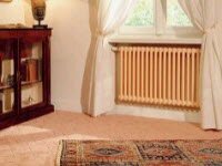 Трубы отопления в стенах...