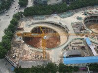 Открытие самого высокого здания Китая откладывается из-за приостановки строительства