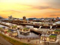 Плавающая деревня на Эдинбурге будет на солнечных батареях и дешевле