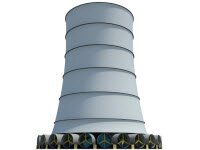 Массивная солнечная ветровая башня энергии высотой в 365 метров будет генерировать 500 мегаватт энергии