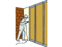 Перегородка из гипсокартона+видео