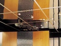 Зеркальные потолки касетные