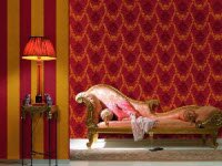 Отделка стен тканью