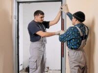 Как установить входную дверь