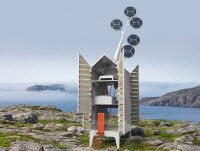 Этот зеленый дом Isolée считается самодостаточной