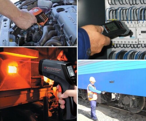 Сферы применения портативных пирометров