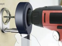 Безмоторный вакуум собирает сразу пыль при сверлении