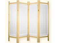 Деревянная ширма для зонирования пространства