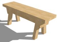 Как сделать простой стул для сада