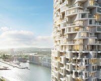 Представлен небоскреб для развития нового Canary Wharf