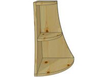 Угловая полка