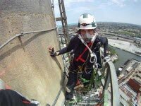 Покраска и ремонт дымовых труб заводов