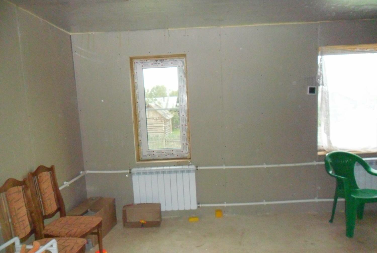 Возведение межкомнатной стенки перегородки для 3-х комнат