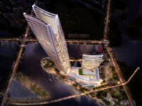 Представлен дизайн для отеля небоскреба Wenling Sheraton