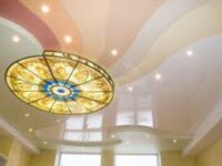 Глянцевые натяжные потолки