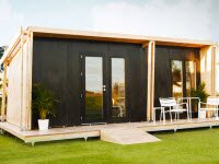 Крошечный деревянный ViVood дом из Испании может быть адаптирован к различным потребностям