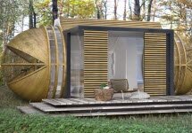 Крошечный домик cabin DROP XL для экологически сознательных путешественников