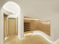 Снежная квартира от Пенда с контрастом холодного и теплого