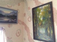 Декорация стен с помощью "жидких" обоев