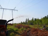 Работа по расчистке ЛЭП