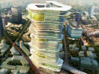 Вертикальная экосистема Endless City соединяют разные пространства, как улицы