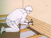 Укладка деревянного пола+видео