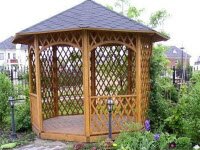 Сделать беседку для дачи+видео