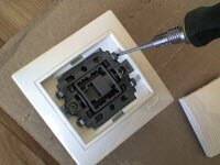 Как установить включатель освещения+видео