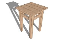 Делаем табурет - чертеж