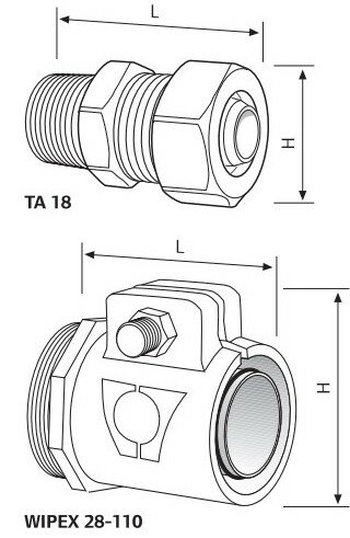 Зажимной наконечник