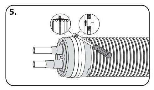 Монтаж концевых уплотнителей