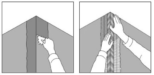 Армирование углов