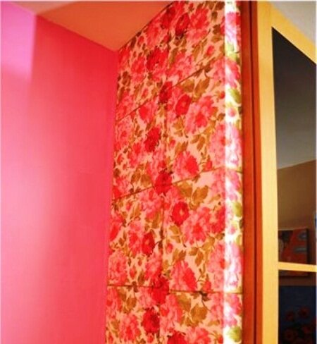 Декупаж стен - отличное дизайнерское решение!