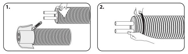 Монтаж концевых уплотнителей