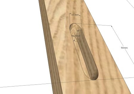 передняя ножка складного стула