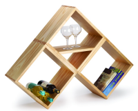 Полка для книг и вина