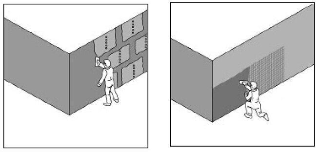 Армирование углов