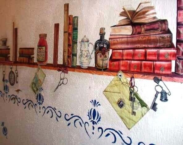 Декупаж стен - отличное дизайнерское решение!