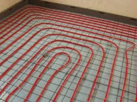 Тёплые полы в загородном доме