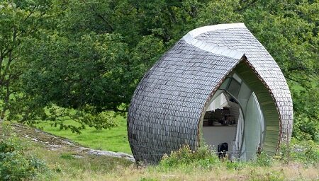 Изогнутый крошечный дом Гус-1