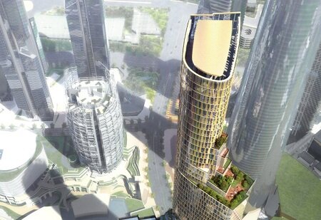 Представлен дизайн Блока "Н" в международном деловом районе Сеула