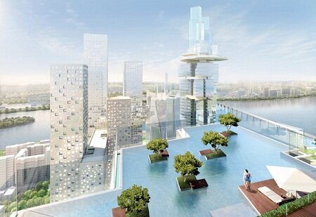 Представлен дизайн Блока "Н" в международном деловом районе Сеула