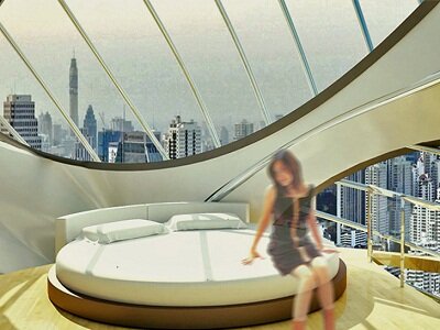 Тайский Улей квартиры живут за счет отходов существующих зданий