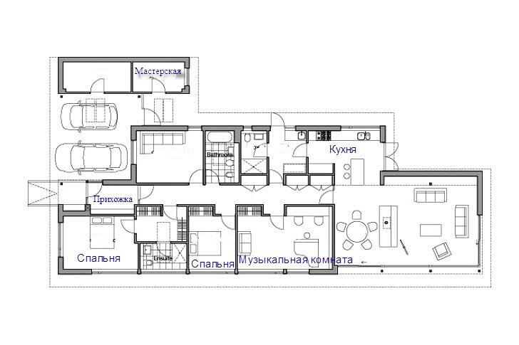 Гладкий чистый долгосрочный дом в Шотландии