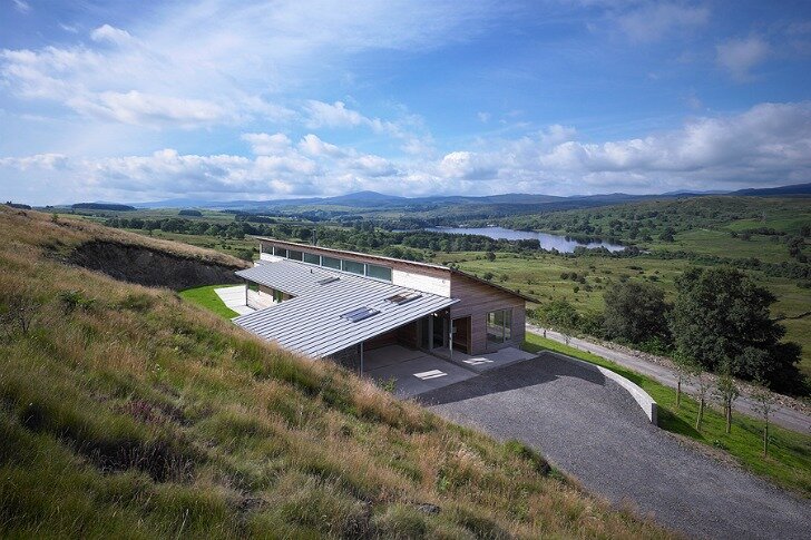 Гладкий чистый долгосрочный дом в Шотландии