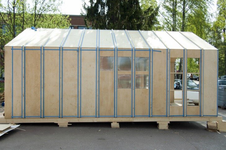 Лийна - модульное жилье не требующее инструментов для сборки