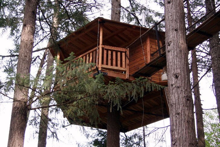 Michael Garnier построил на верхушках деревьев метрополис