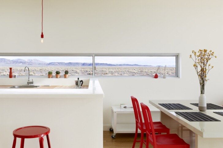 Каркасный энергоэффективный дом в пустыне