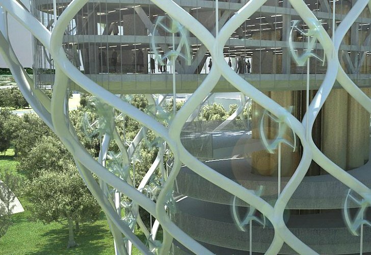 Энергогенерирующий небоскреб на Тайване